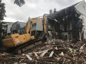 structural home demolition