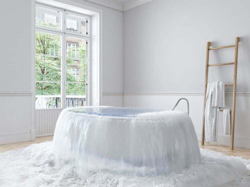 Bath tub over flowing