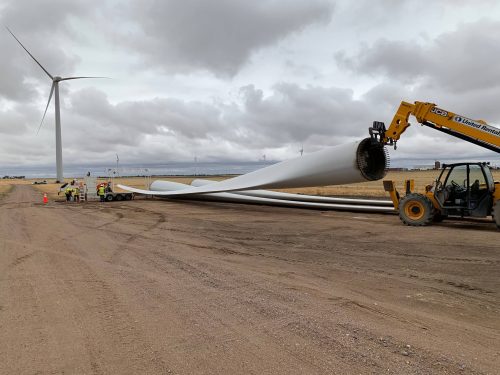 wind turbine blade removal